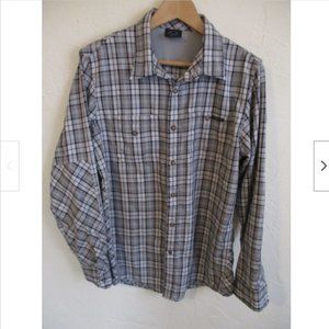Oakley Vented Long Sleeve Plaid Shirt Size Small